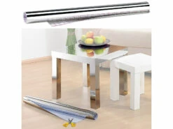 Infactory Spiegelfolie:Deko-Folie Mit Spiegel-Effekt, Selbstklebend, Opak, 150 X 40 Cm