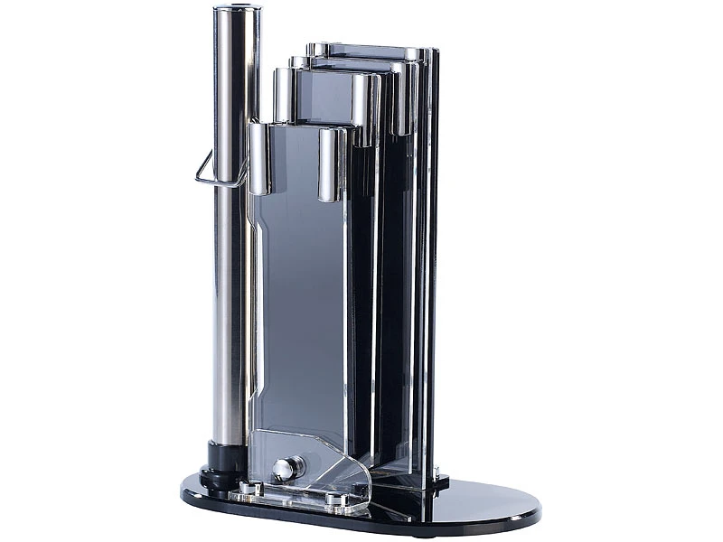 TokioKitchenWare Messerständer:Messerblock Aus Acrylglas Für 4 Messer U. Schleifstab 4 TokioKitchenWare Messerständer:Messerblock Aus Acrylglas Für 4 Messer U. Schleifstab – Bild 2