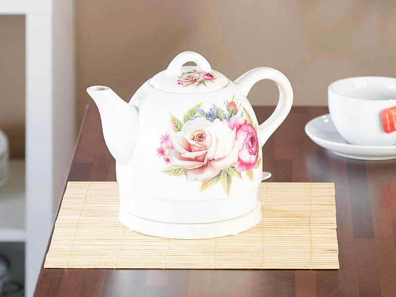 Rosenstein & Söhne Retro Wasserkocher:Keramik-Wasserkocher WSK-200.rtr, 1 Liter 4 Rosenstein & Söhne Retro Wasserkocher:Keramik-Wasserkocher WSK-200.rtr, 1 Liter – Bild 2