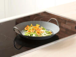 TS Pfanne Eisen:Kaltgeschmiedete Bratpfannen Mit 2 Griffen, Ø 24, 28 & 34 Cm, 3er-Set -Einrichtungsgeschäft nc2371 1 1