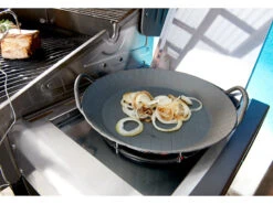 TS Servierpfanne:Kaltgeschmiedete Pfanne, 2 Griffe, Rautenprägung, Ø 24 Cm, 2,9 Cm Hoch -Einrichtungsgeschäft nc2371 2