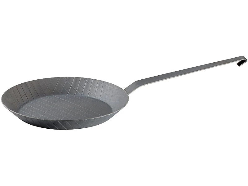 TS Eisenpfanne:Kaltgeschmiedete Bratpfanne Mit Rauten-Prägung, Ø 24 Cm, 2,9 Cm Hoch 3 TS Eisenpfanne:Kaltgeschmiedete Bratpfanne Mit Rauten-Prägung, Ø 24 Cm, 2,9 Cm Hoch