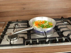 TS Alupfannen:Polierte Kochpfanne Aus Aluminium, Ø 24 Cm, 4,9 Cm Hoch -Einrichtungsgeschäft nc2379 2