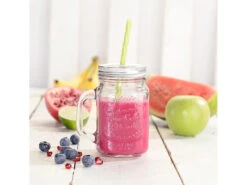 PEARL Smoothie Gläser:Retro-Trinkglas Mit Henkel, Deckel Und Trinkhalm, 6er-Set 10 PEARL Smoothie Gläser:Retro-Trinkglas Mit Henkel, Deckel Und Trinkhalm, 6er-Set -Einrichtungsgeschäft nc2407 1 1