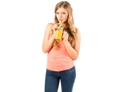 PEARL Retro Gläser:3er-Set Retro-Trinkgläser Mit Henkel, Deckel Und Trinkhalm -Einrichtungsgeschäft nc2407 7