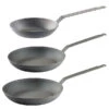 TS Stahlpfannen:Kaltgeschmiedete Bratpfannen Mit Ø 20, 24 Cm Und 28 Cm, 3er-Set -Einrichtungsgeschäft nc2417 0