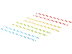 PEARL Papierhalm:300 Retro-Papier-Trinkhalme In 4 Farben, Gestreift, Lebenesmittelecht -Einrichtungsgeschäft nc2439 0 2