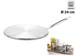 Rosenstein & Söhne Adapterplatte Induktion:Universal-Adapterplatte Für Induktionskochfelder, 24 Cm