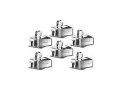 Rosenstein & Söhne Dessert Speiseringe:6er-Set: Speisering, Eckig, Mit Heber Und Stampfer