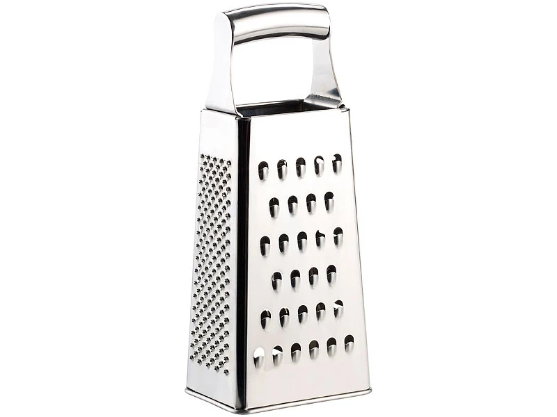 Rosenstein & Söhne Küchenreibe:Hochwertige Vierkantreibe Aus Edelstahl Mit Extra Scharfen Reiben 4 Rosenstein & Söhne Küchenreibe:Hochwertige Vierkantreibe Aus Edelstahl Mit Extra Scharfen Reiben – Bild 2