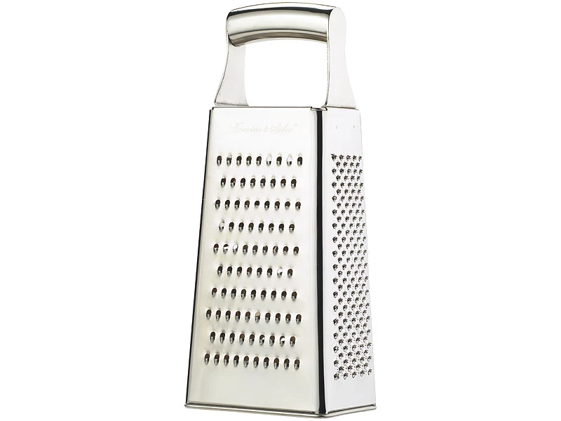 Rosenstein & Söhne Küchenreibe:Hochwertige Vierkantreibe Aus Edelstahl Mit Extra Scharfen Reiben 7 Rosenstein & Söhne Küchenreibe:Hochwertige Vierkantreibe Aus Edelstahl Mit Extra Scharfen Reiben – Bild 5