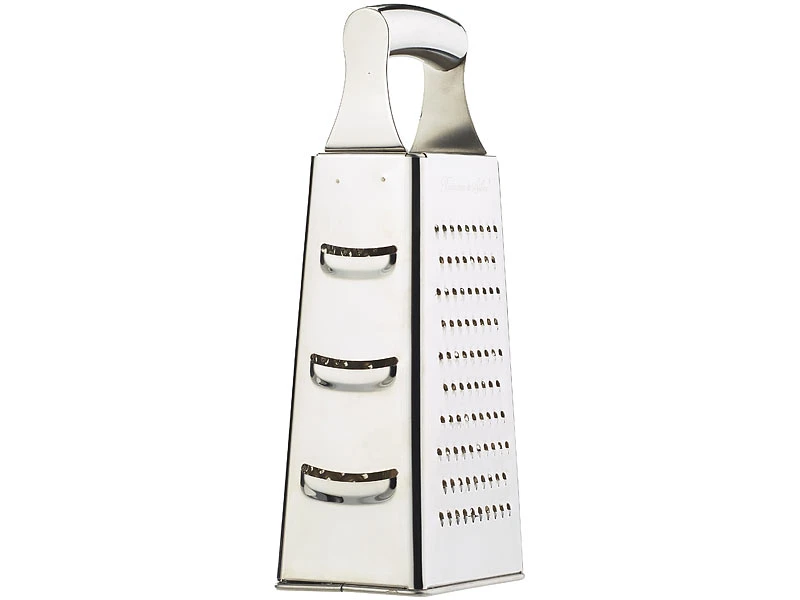 Rosenstein & Söhne Küchenreibe:Hochwertige Vierkantreibe Aus Edelstahl Mit Extra Scharfen Reiben 9 Rosenstein & Söhne Küchenreibe:Hochwertige Vierkantreibe Aus Edelstahl Mit Extra Scharfen Reiben – Bild 7