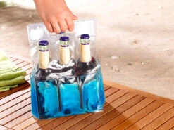 PEARL Getränke Tragetasche:Kühl-Tragetasche Für 6 Flaschen Oder Getränkedosen -Einrichtungsgeschäft nc2851 0