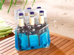 PEARL Getränke Tragetasche:Kühl-Tragetasche Für 6 Flaschen Oder Getränkedosen -Einrichtungsgeschäft nc2851 1