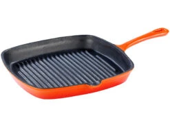 TS Steakpfanne:Gusseisen-Grillpfanne, 26 Cm