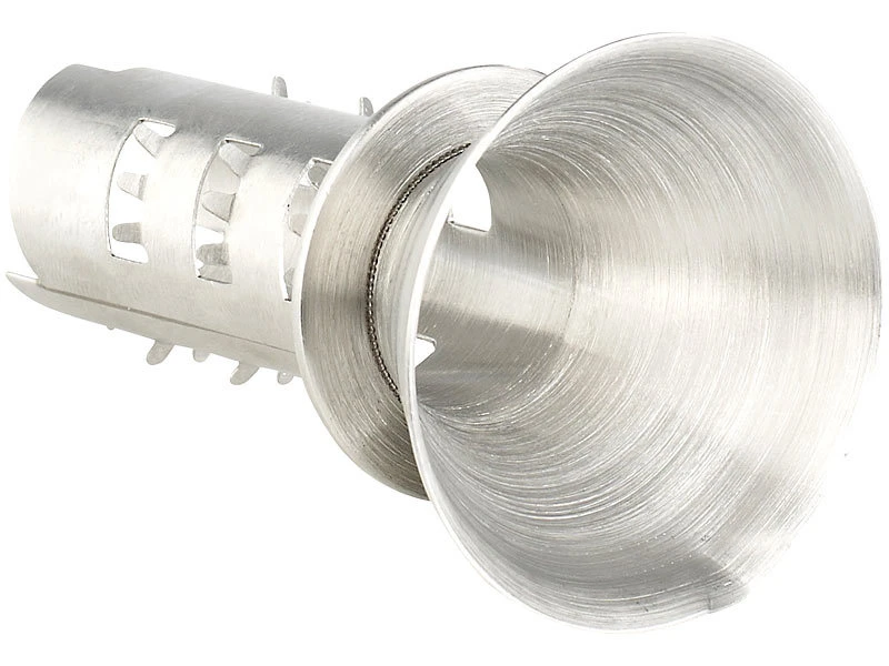 PEARL Zitronenausgießer:Zitrusfrucht-Entsafter Mit Ausgießer, Edelstahl, Spülmaschinengeeignet 5 PEARL Zitronenausgießer:Zitrusfrucht-Entsafter Mit Ausgießer, Edelstahl, Spülmaschinengeeignet – Bild 3