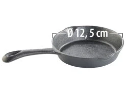 TS Bratpfanne Induktion:4er-Set Gusseisen-Pfannen Mit Je 1x Ø 12,5 / 16,5 / 21 Und 30 Cm -Einrichtungsgeschäft nc2938 3