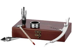 Rosenstein & Söhne Weinset:6-teiliges Elegantes Wein-Sommelier-Set In Edler Holzschatulle -Einrichtungsgeschäft nc2961 6