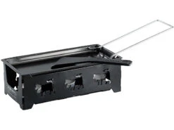 Rosenstein & Söhne Raclette Teelichtofen:3er-Set Teelicht-Raclette, Mit Schaber -Einrichtungsgeschäft nc2962 0 1