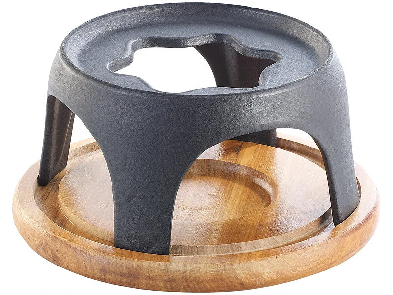 Rosenstein & Söhne Rechaud:Käsefondue-Set Aus Emailliertem Gusseisen, Ø16 Cm 8 Rosenstein & Söhne Rechaud:Käsefondue-Set Aus Emailliertem Gusseisen, Ø16 Cm – Bild 6