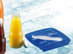 Rosenstein & Söhne Eiswürfelform:2er-Set 7-fach Silikonformen Für "Stab-Eis", Ideal Für Flaschen -Einrichtungsgeschäft nc3002 3