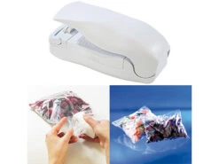 Rosenstein & Söhne Folien-Schweissgerät:2er-Set Handliche Tüten-Verschweißer, Batteriebetrieben -Einrichtungsgeschäft nc3053 5