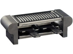 Rosenstein & Söhne Raclette-Tischgrill:Raclette Für 4 Personen, Mit Grillaufsatz Und Heißem Stein, 350 Watt -Einrichtungsgeschäft nc3151 0