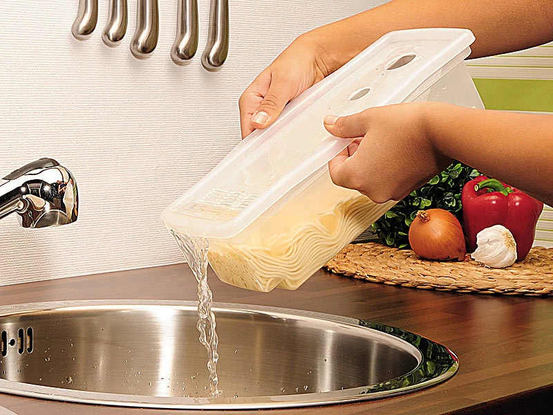 Rosenstein & Söhne Spaghetti-Kocher:2er-Set Spaghetti-Garer Für Die Mikrowelle 10 Rosenstein & Söhne Spaghetti-Kocher:2er-Set Spaghetti-Garer Für Die Mikrowelle – Bild 8