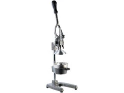 Rosenstein & Söhne Orangenpresse:Professionelle Hebel-Zitruspresse "Premium", Hammerschlag Lackiert, XL