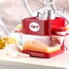 Rosenstein & Söhne Shaved Ice Maschine:Shaved-Ice-Maker Mit 4 Kunststoff-Eisbechern, 4 Servierhalter, 90 Watt -Einrichtungsgeschäft nc3614 1