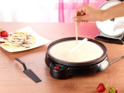 Rosenstein & Söhne Crepes-Geräte:Elektrischer Crêpes-Maker, 650 W, 23cm (Versandrückläufer) -Einrichtungsgeschäft nc3627 1