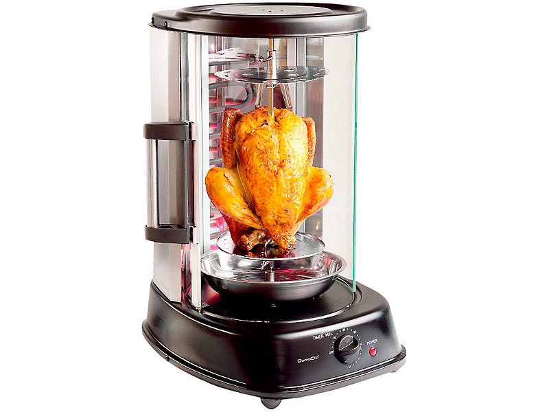 Rosenstein & Söhne Dönergrill:Geschlossener Döner- Und Schaschlik-Grill DSG-300, 1.500 Watt 6 Rosenstein & Söhne Dönergrill:Geschlossener Döner- Und Schaschlik-Grill DSG-300, 1.500 Watt – Bild 4