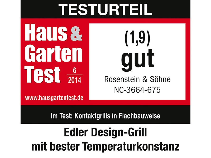 Rosenstein & Söhne Ceran Grill:Tisch-Glasgrill Mit Touchpad Und Timer, 800 W, Bis 300 °C 5 Rosenstein & Söhne Ceran Grill:Tisch-Glasgrill Mit Touchpad Und Timer, 800 W, Bis 300 °C – Bild 3
