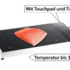 Rosenstein & Söhne Ceran Grill:Tisch-Glasgrill Mit Touchpad Und Timer, 800 W, Bis 300 °C 2 Rosenstein & Söhne Ceran Grill:Tisch-Glasgrill Mit Touchpad Und Timer, 800 W, Bis 300 °C -Einrichtungsgeschäft nc3664 2