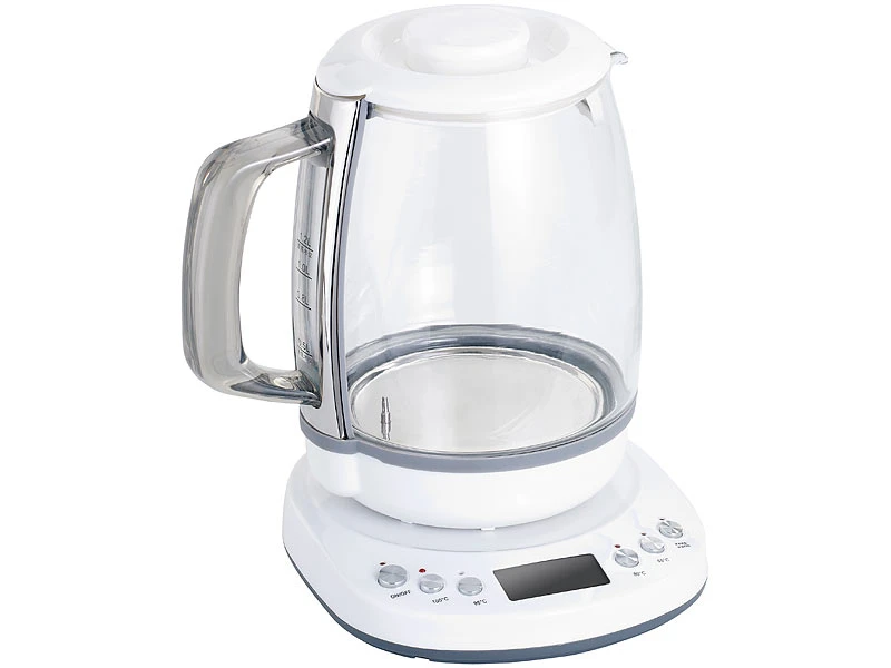 Rosenstein & Söhne WiFi Wasserkocher:App-gesteuerter Glas-Wasserkocher (Versandrückläufer) 5 Rosenstein & Söhne WiFi Wasserkocher:App-gesteuerter Glas-Wasserkocher (Versandrückläufer) – Bild 3