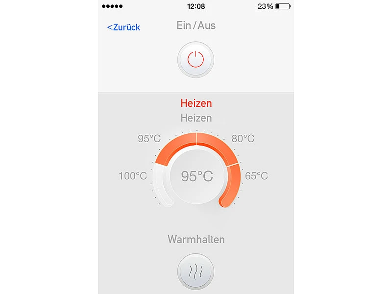 Rosenstein & Söhne WiFi Wasserkocher:App-gesteuerter Glas-Wasserkocher (Versandrückläufer) 8 Rosenstein & Söhne WiFi Wasserkocher:App-gesteuerter Glas-Wasserkocher (Versandrückläufer) – Bild 6