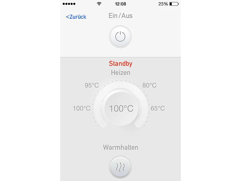 Rosenstein & Söhne WiFi Wasserkocher:App-gesteuerter Glas-Wasserkocher (Versandrückläufer) 10 Rosenstein & Söhne WiFi Wasserkocher:App-gesteuerter Glas-Wasserkocher (Versandrückläufer) – Bild 8