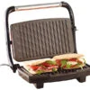 Rosenstein & Söhne Panini Sandwich Maker:Panini-, Sandwich- & Kontaktgrill CG-2510, 1.000 W