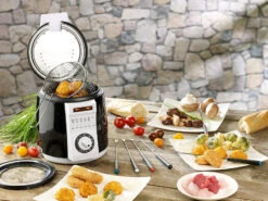 Rosenstein & Söhne Mini Fritteuse:Kompakte Tisch-Fritteuse Mit Fondue-Set, 0,9 Liter, 840 Watt 13 Rosenstein & Söhne Mini Fritteuse:Kompakte Tisch-Fritteuse Mit Fondue-Set, 0,9 Liter, 840 Watt -Einrichtungsgeschäft nc3834 4