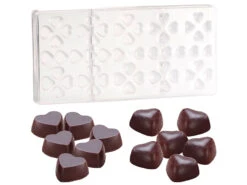 Rosenstein & Söhne Herzform Für Schokolade:2er-Set 3D Schokoladen-Gussformen-Set "Herzen" -Einrichtungsgeschäft nc3845 4