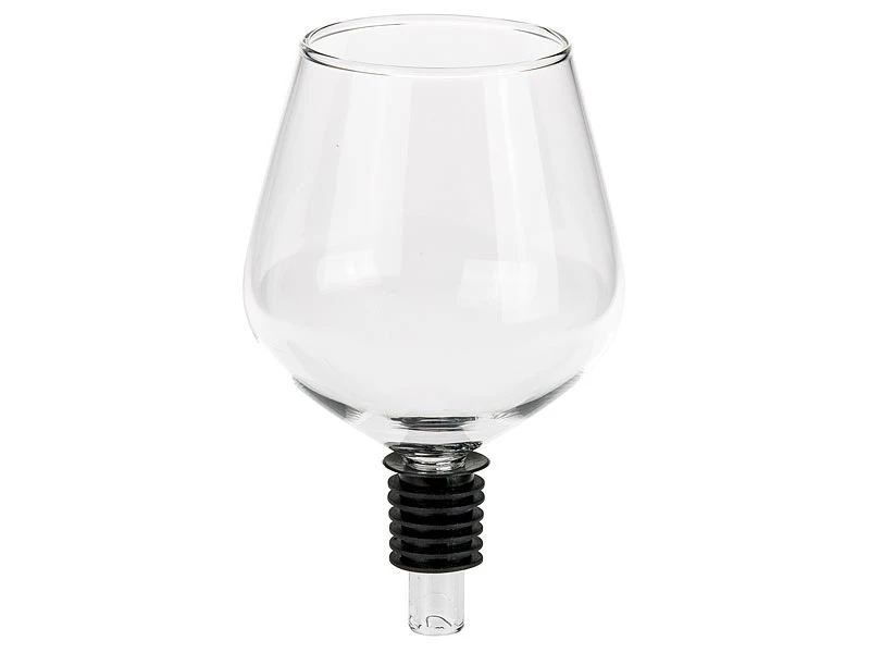 Out Of The Blue OOTB Weinglas Auf Flasche:Weinglas-Flaschenaufsatz Mit Silikondichtung, 8 X 13 Cm 4 Out Of The Blue OOTB Weinglas Auf Flasche:Weinglas-Flaschenaufsatz Mit Silikondichtung, 8 X 13 Cm – Bild 2