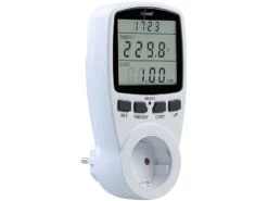 Revolt Stromverbrauchsmessgerät:2er-Set Digitale Energiekostenmesser Mit XXL Jumbo Display -Einrichtungsgeschäft nc5550 5