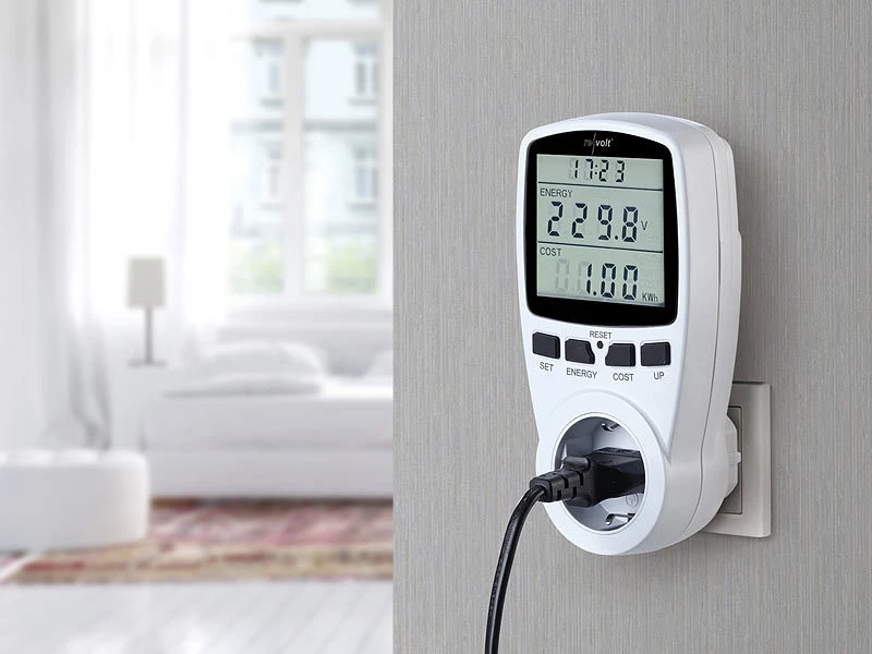Revolt Stromverbrauchsmesser:Digitaler Energiekostenmesser Mit XXL Jumbo Display, Bis 3.680 Watt 4 Revolt Stromverbrauchsmesser:Digitaler Energiekostenmesser Mit XXL Jumbo Display, Bis 3.680 Watt – Bild 2