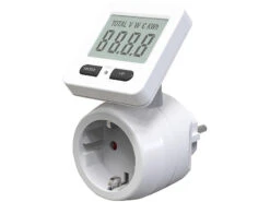 Revolt Stromverbrauchszähler:2er-Set Digitale Energiekostenmesser, 180° Drehbares Display, 3.680 W -Einrichtungsgeschäft nc5561 1 1