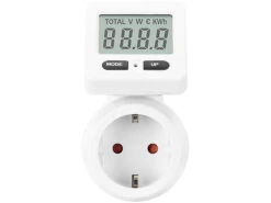 Revolt Energiemessgerät:Digitaler Energiekostenmesser Mit 180° Drehbarem Display, Bis 3.680 W -Einrichtungsgeschäft nc5561 5