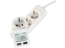 Revolt Stromverbrauchszähler:2er-Set Digitale Energiekostenmesser, 180° Drehbares Display, 3.680 W -Einrichtungsgeschäft nc5561 8 1