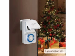 Revolt Zeitschaltuhr Für Außen:2er-Set Outdoor-Zeitschaltuhr, Mechanisch, IP44 -Einrichtungsgeschäft nc5734 13 1