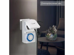 Revolt Außen Zeitschaltuhr:Mechanische Outdoor-Zeitschaltuhr, IP44, 30 Min., Kindersicherung -Einrichtungsgeschäft nc5734 9