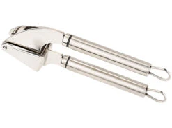 PEARL Knoblauchquetsche:2er-Set Massive XL-Edelstahl-Knoblauchpressen, Ausklappbare Loch-Siebe -Einrichtungsgeschäft nc5844 0