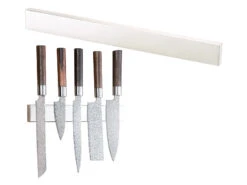 Rosenstein & Söhne Magnetleisten:2er-Set Durchgehende Magnet-Messerleisten, Gebürsteter Edelstahl, 45cm 11 Rosenstein & Söhne Magnetleisten:2er-Set Durchgehende Magnet-Messerleisten, Gebürsteter Edelstahl, 45cm -Einrichtungsgeschäft nc5858 3